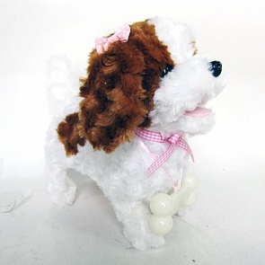 Интерактивный щенок "Мила", ест косточку (Играем вместе, JX-1519sim)